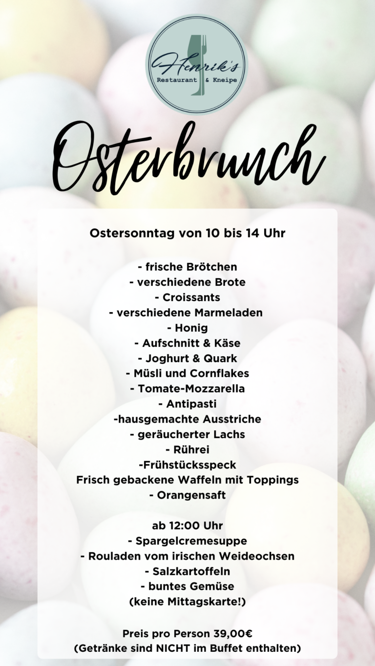 Ostersonntagsbrunch