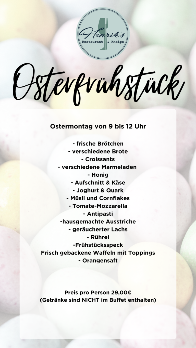 Ostermontagsfrühstück